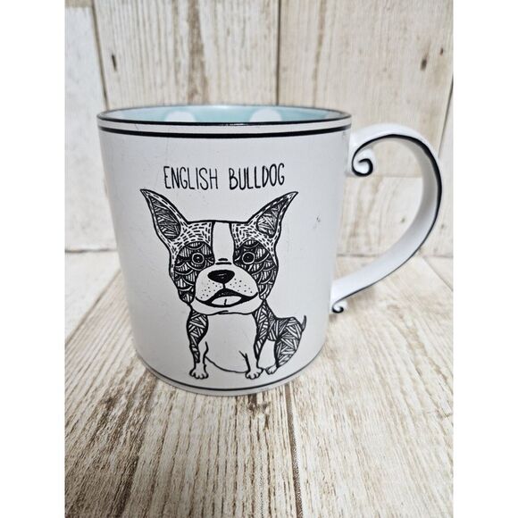 Spectrum Designz BOSTON TERRIER SKETCH DOG Ceramic Mug - Picture 1 of 4